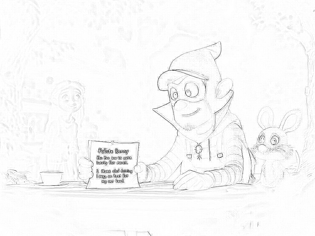 Räuber Benni und die höflichen Entschuldigungsbriefe