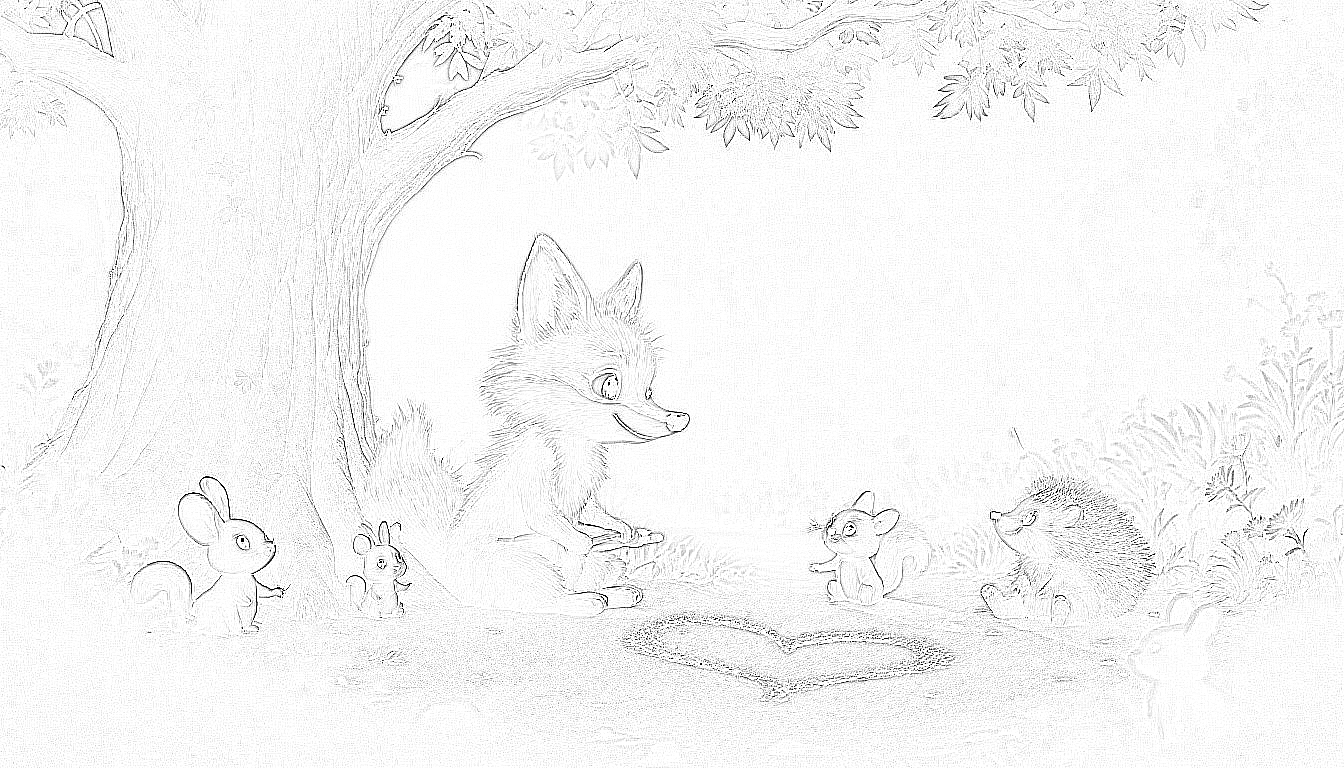 Finn, die schlaue Füchsin, die ohne Worte spricht