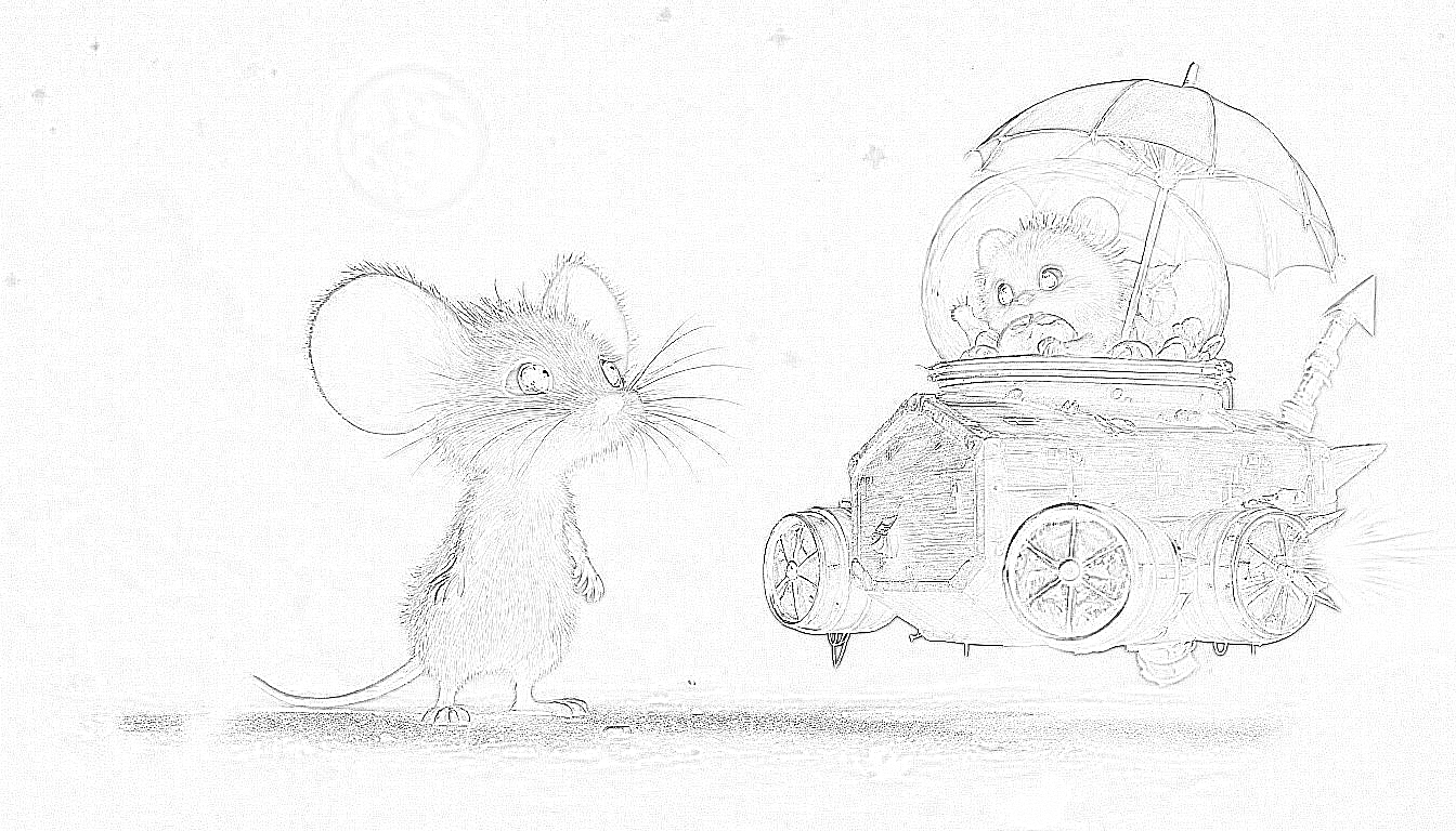 Lilli und die fliegende Kiste zum Käse-Mond