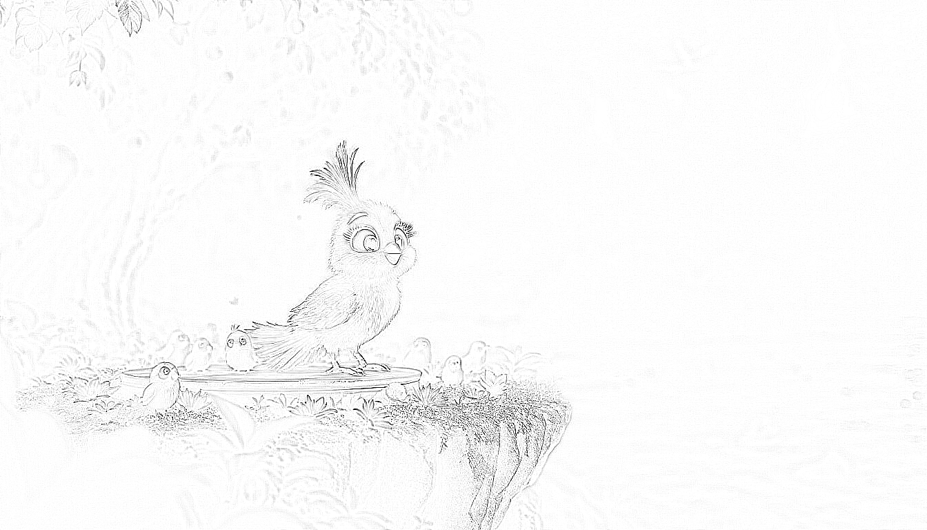 Malimbi der Kanarienvogel auf Reise