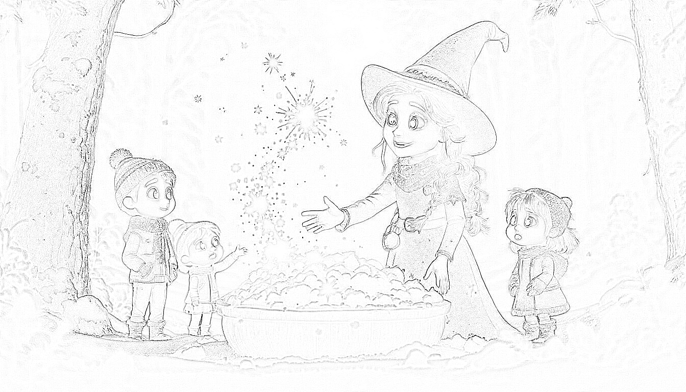 Hexe Hulda und der verschwundene Schnee