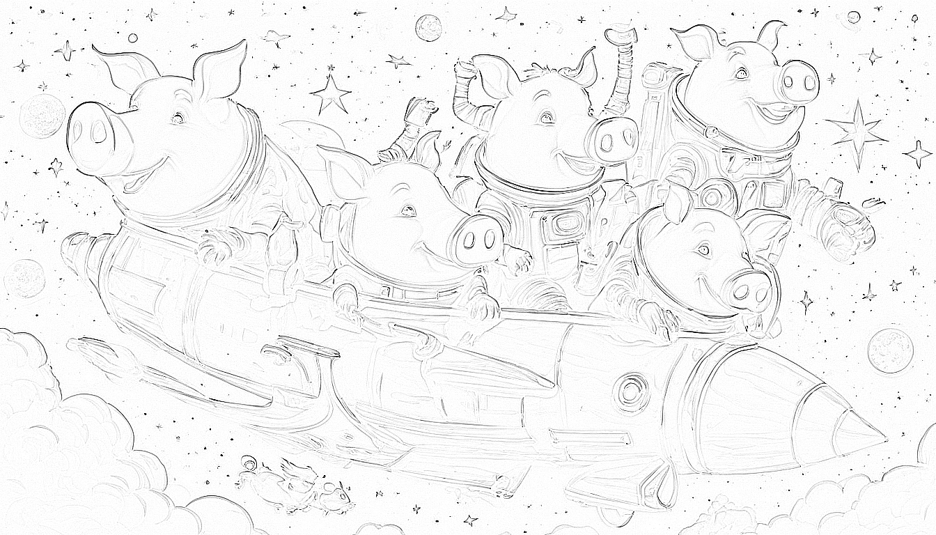 Fred und die fliegenden Schweine